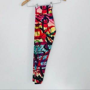 Brazilian abstract leggings XS